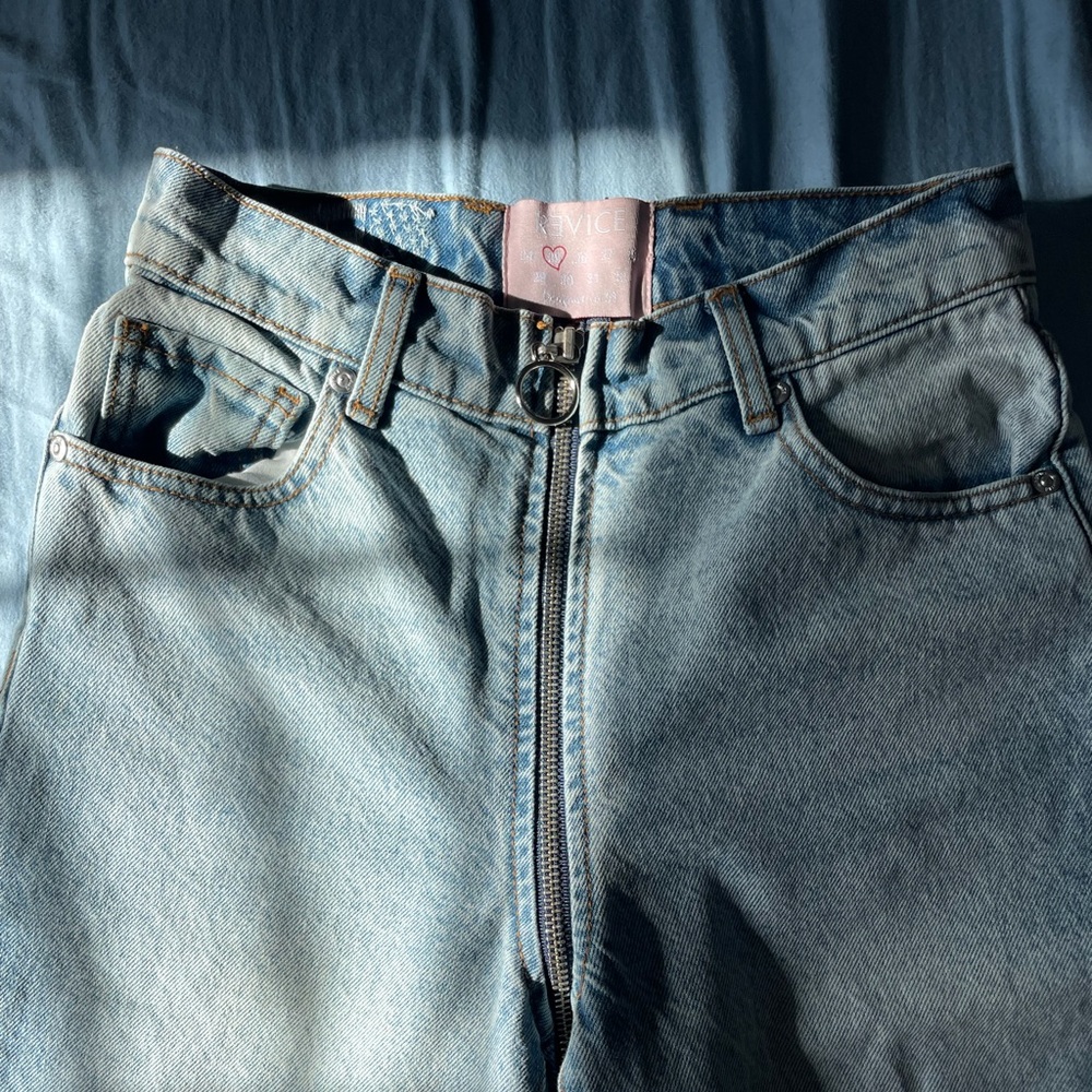 Revice denim zipper jeans